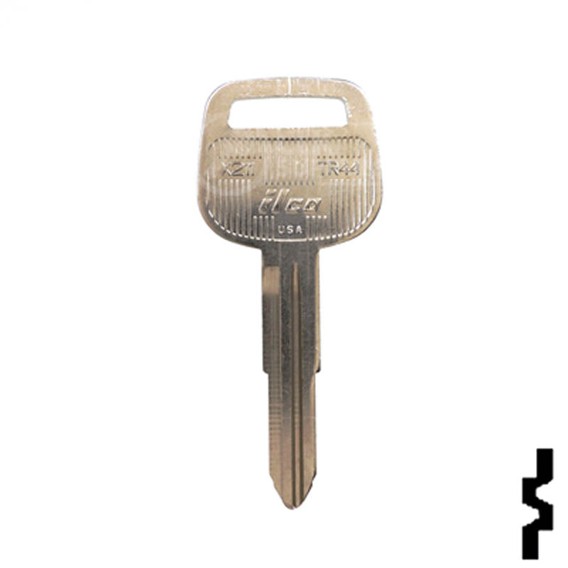 Uncut Key Blank | Toyota | X211, TR44 Automotive Key JMA USA