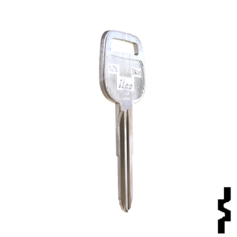Uncut Key Blank | Toyota | X211, TR44 Automotive Key JMA USA