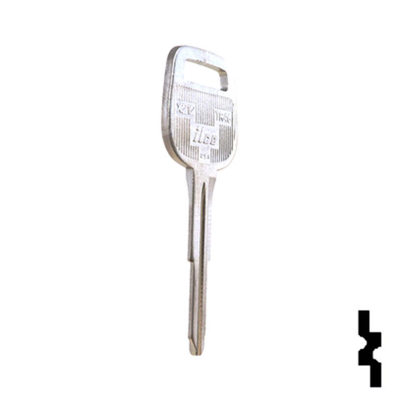 Uncut Key Blank | Toyota | X212, TR46 Automotive Key JMA USA