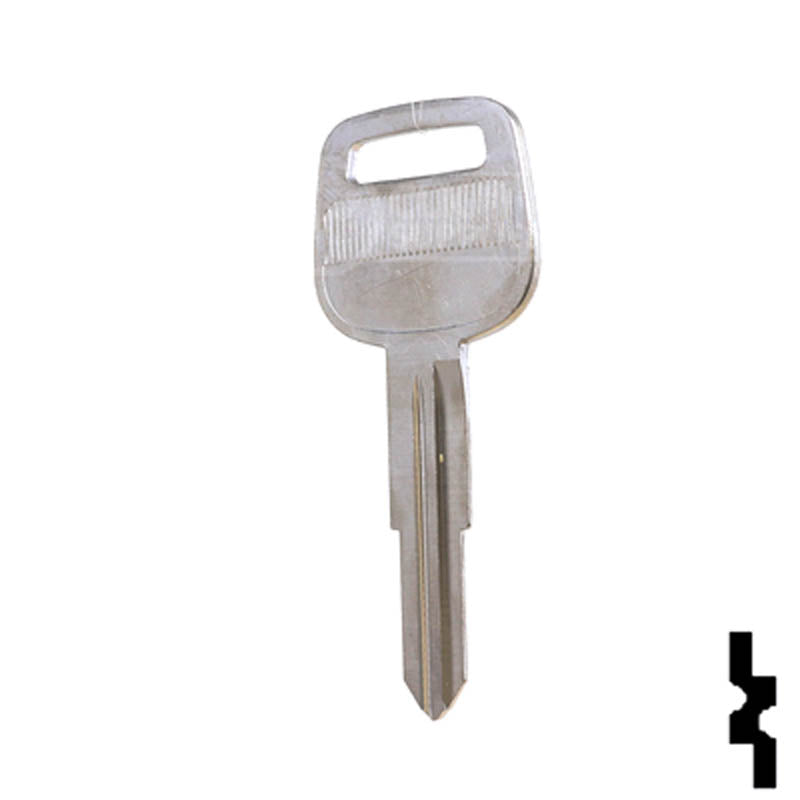 Uncut Key Blank | Toyota | X212, TR46 Automotive Key JMA USA