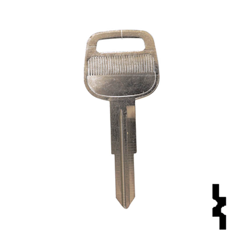 Uncut Key Blank | Toyota | X212, TR46 Automotive Key JMA USA