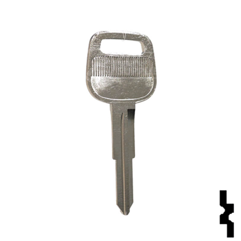 Uncut Key Blank | Toyota | X212, TR46 Automotive Key JMA USA