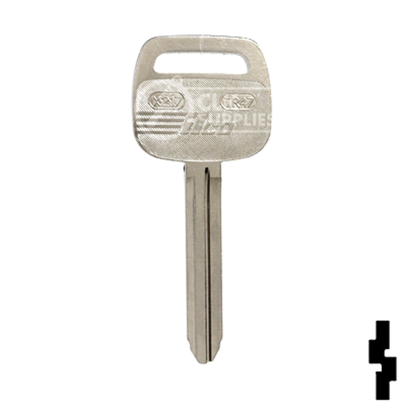 Uncut Key Blank | Toyota | X217, TR47 — CLK Supplies