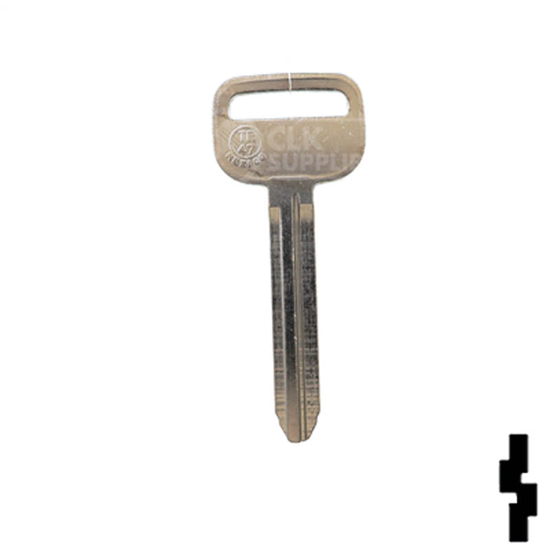 Uncut Key Blank | Toyota | X217, TR47 Automotive Key JMA USA