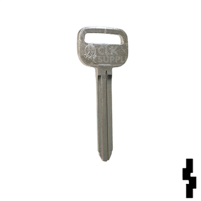 Uncut Key Blank | Toyota | X217, TR47 Automotive Key JMA USA