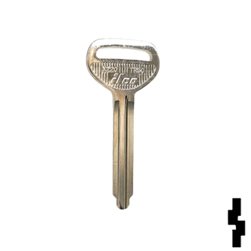 Uncut Key Blank | Toyota | X220, TR50 Automotive Key Ilco