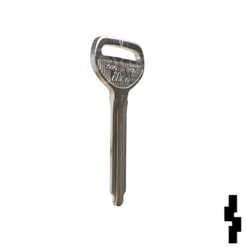 Uncut Key Blank | Toyota | X220, TR50 Automotive Key Ilco