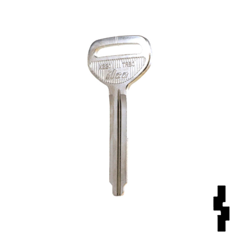 Uncut Key Blank | Toyota | X220, TR50 Automotive Key Ilco