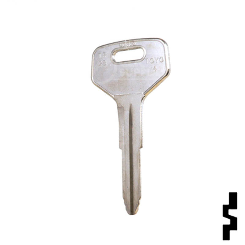Uncut Key Blank | Toyota | X37, TR28 Automotive Key JMA USA