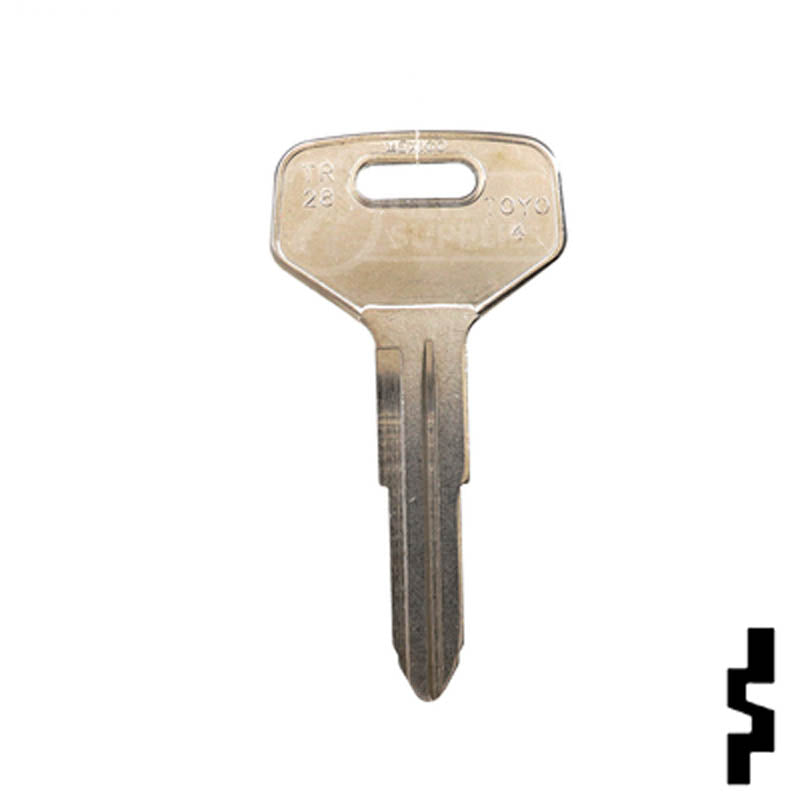 Uncut Key Blank | Toyota | X37, TR28 Automotive Key JMA USA