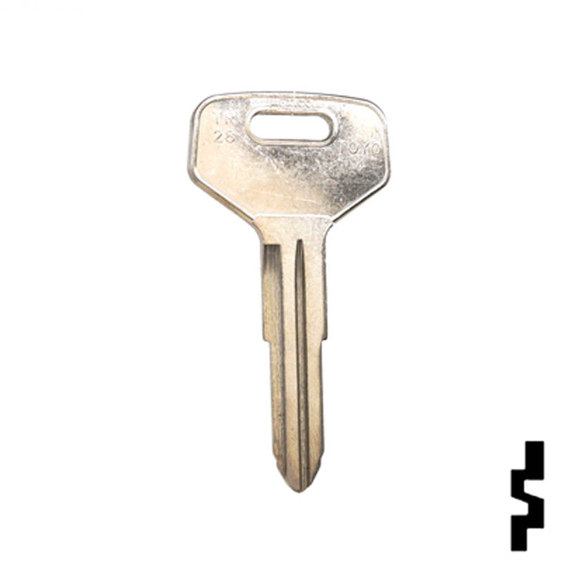 Uncut Key Blank | Toyota | X37, TR28 Automotive Key JMA USA