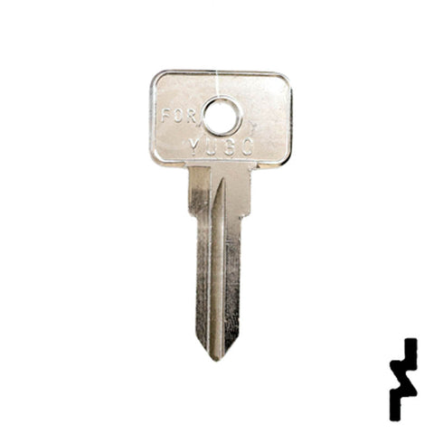 Uncut Key Blank | Vesper, Yugo | YU2, X167 Automotive Key JMA USA