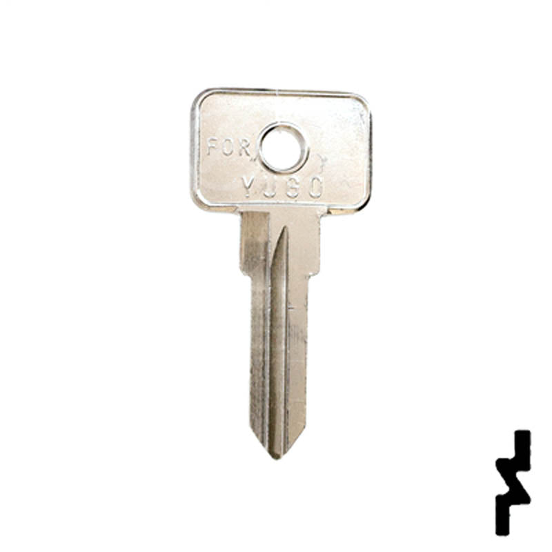 Uncut Key Blank | Vesper, Yugo | YU2, X167 Automotive Key JMA USA