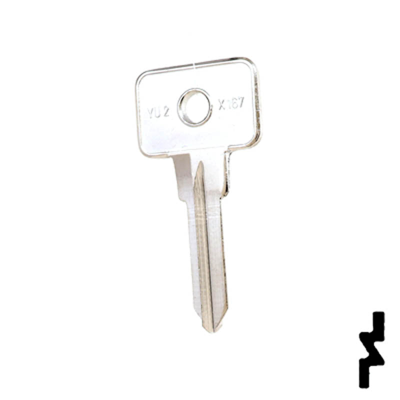 Uncut Key Blank | Vesper, Yugo | YU2, X167 Automotive Key JMA USA