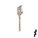 Uncut Key Blank | Vesper, Yugo | YU2, X167 Automotive Key JMA USA