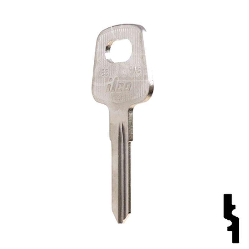 Uncut Key Blank | Volkswagen | Audi | X88 ( PA8 ) Automotive Key Ilco