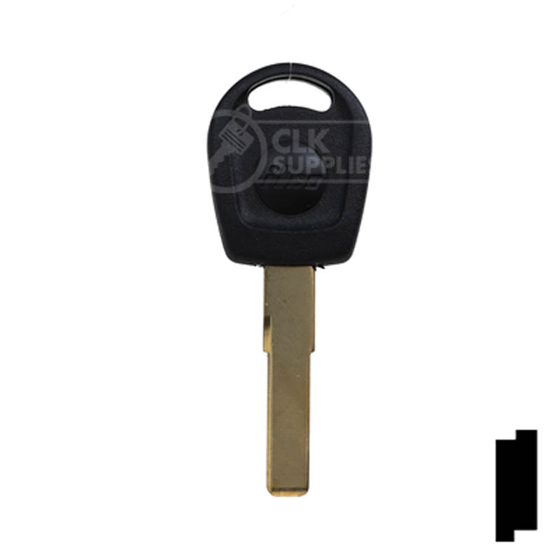 Uncut Key Blank | Volkswagen | HU66-P VW Automotive Key JMA USA