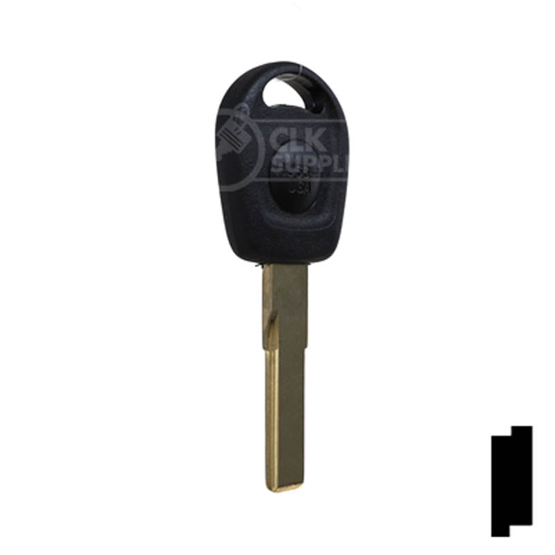 Uncut Key Blank | Volkswagen | HU66-P VW Automotive Key JMA USA