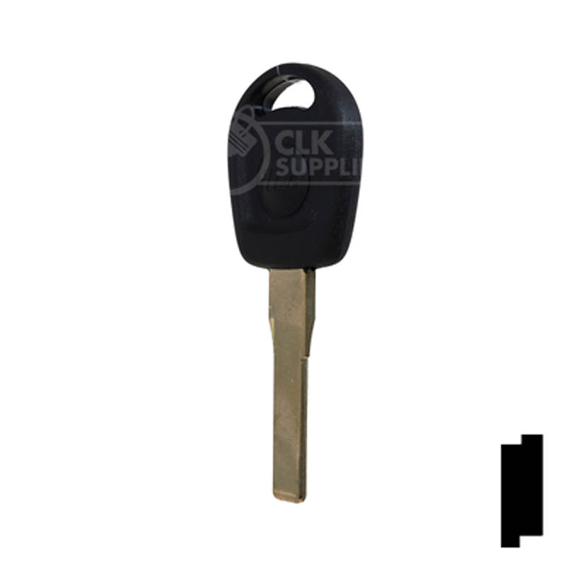 Uncut Key Blank | Volkswagen | HU66-P VW Automotive Key JMA USA