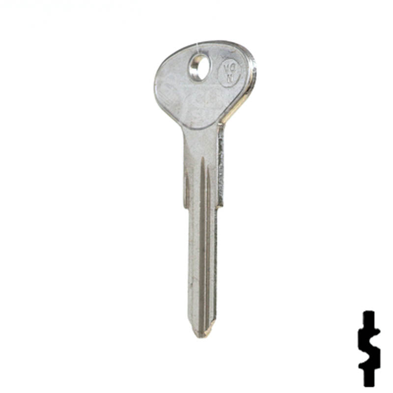Uncut Key Blank | Volkswagen | V33, X110 Automotive Key JMA USA