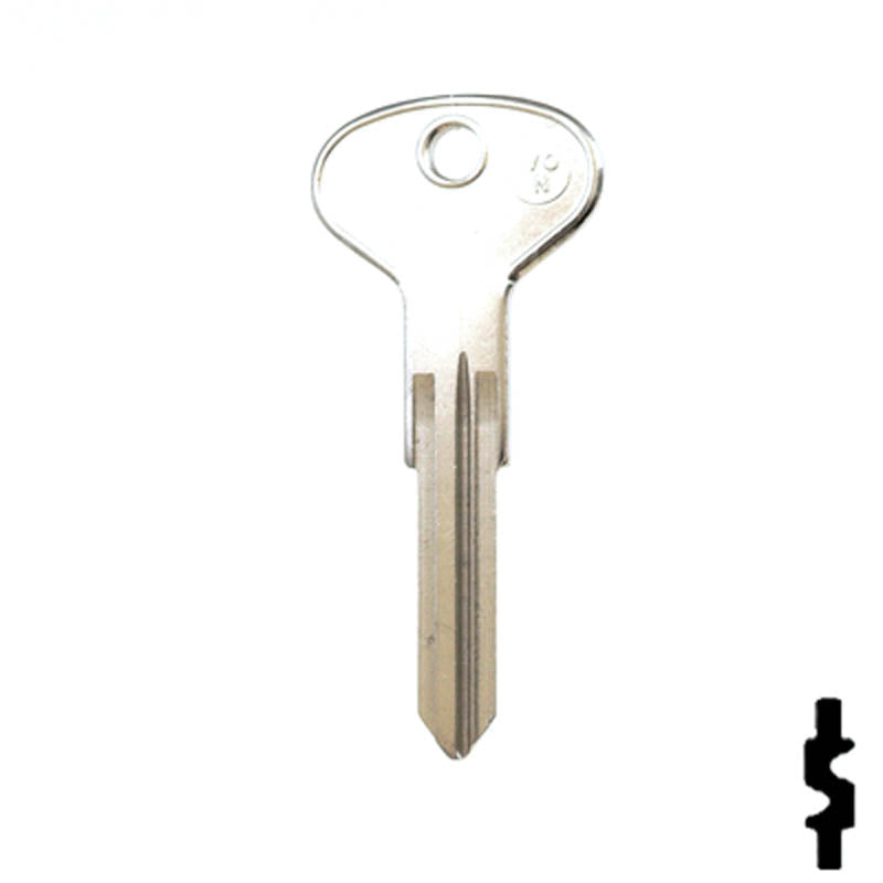 Uncut Key Blank | Volkswagen | V33, X110 Automotive Key JMA USA