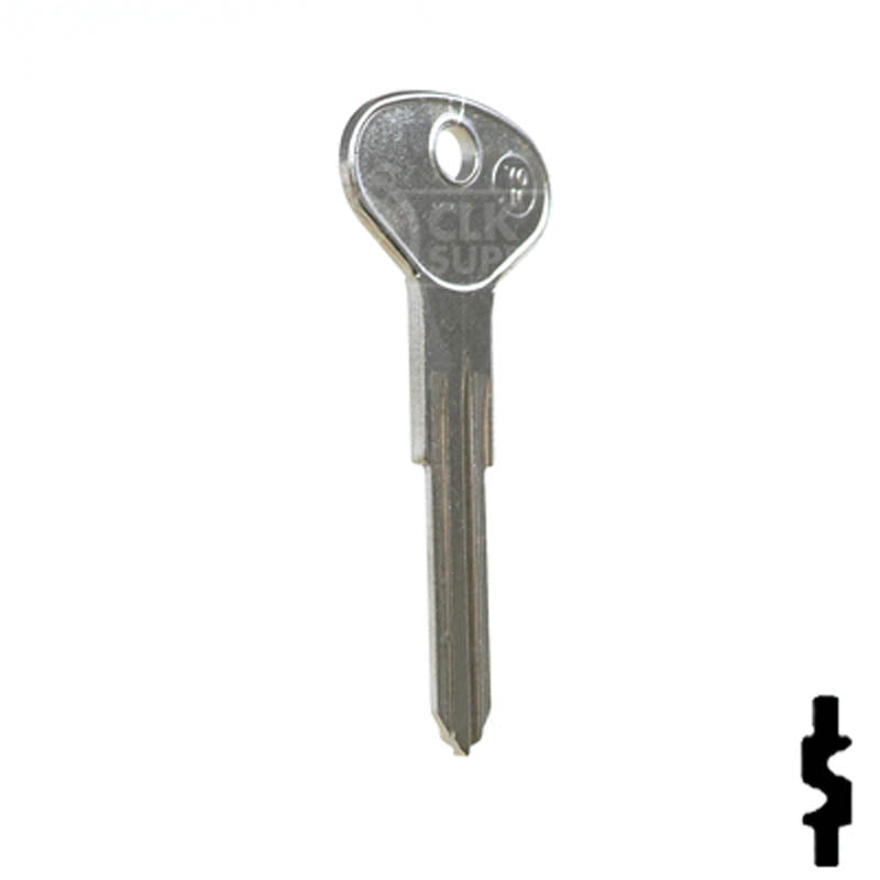 Uncut Key Blank | Volkswagen | V33, X110 Automotive Key JMA USA