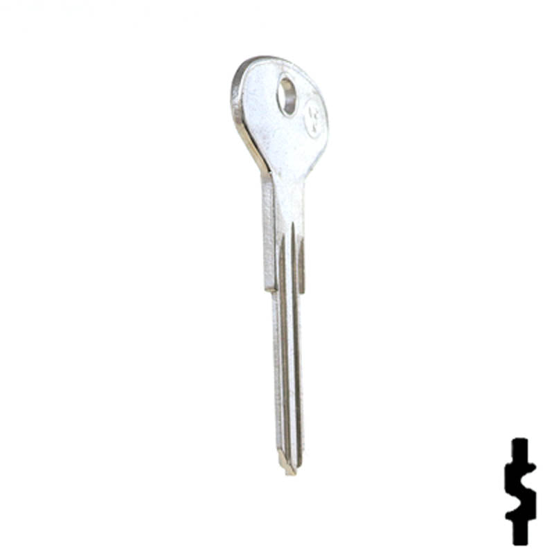 Uncut Key Blank | Volkswagen | V33, X110 Automotive Key JMA USA