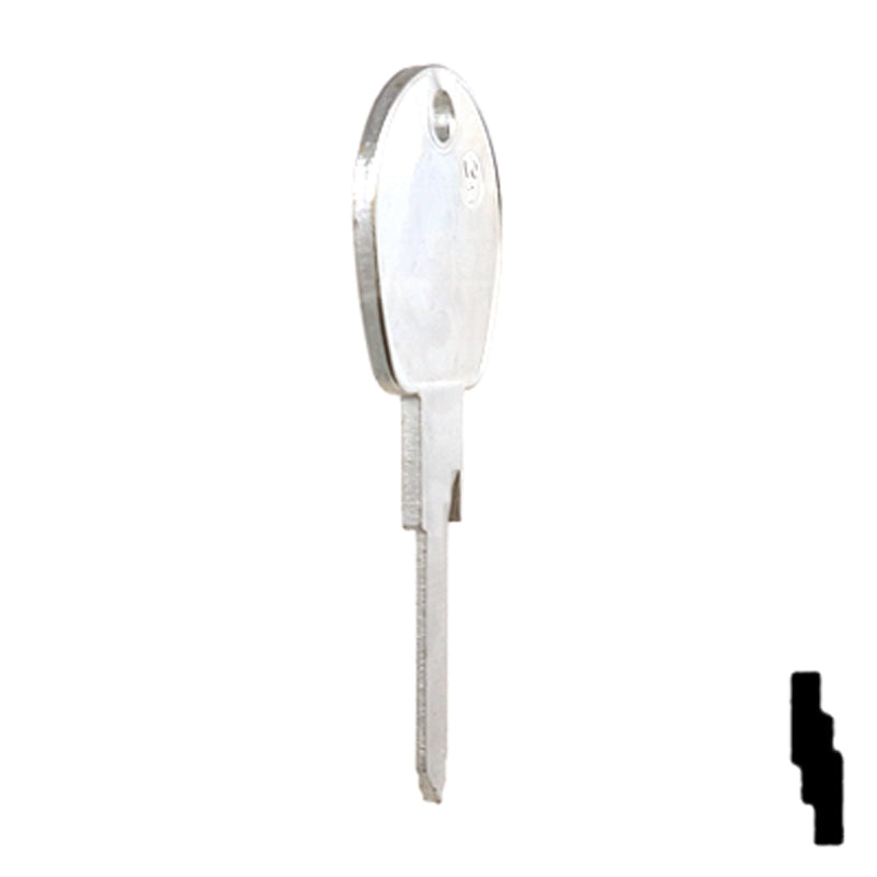 Uncut Key Blank | Volkswagen | VO-2 Automotive Key JMA USA