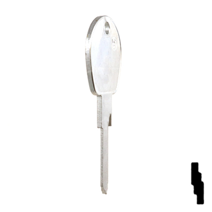 Uncut Key Blank | Volkswagen | VO-2 Automotive Key JMA USA