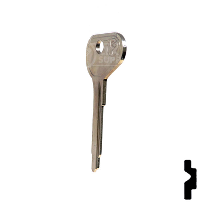Uncut Key Blank | Volkswagen | VW67 Automotive Key Ilco