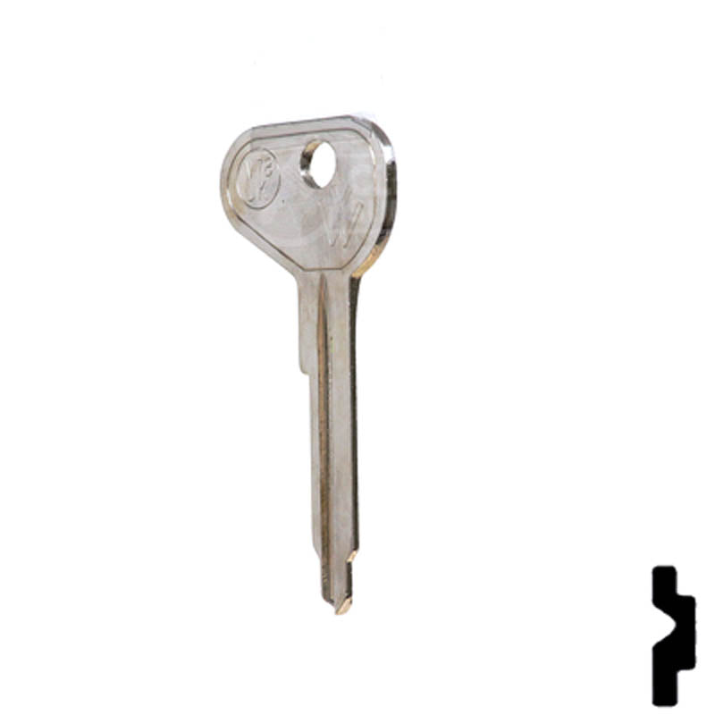 Uncut Key Blank | Volkswagen | VW67 Automotive Key Ilco