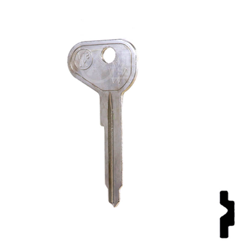 Uncut Key Blank | Volkswagen | VW67 Automotive Key Ilco