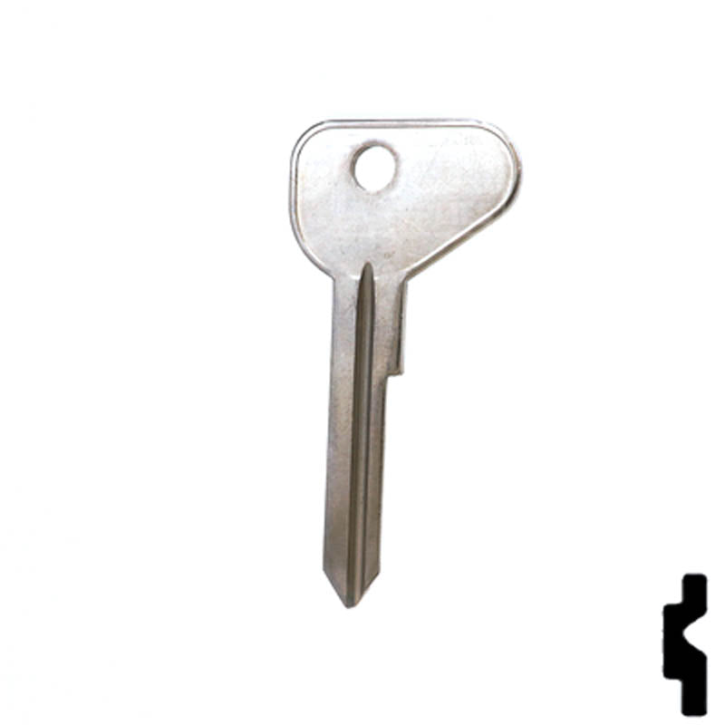 Uncut Key Blank | Volkswagen | VW71 / V81W Automotive Key Ilco