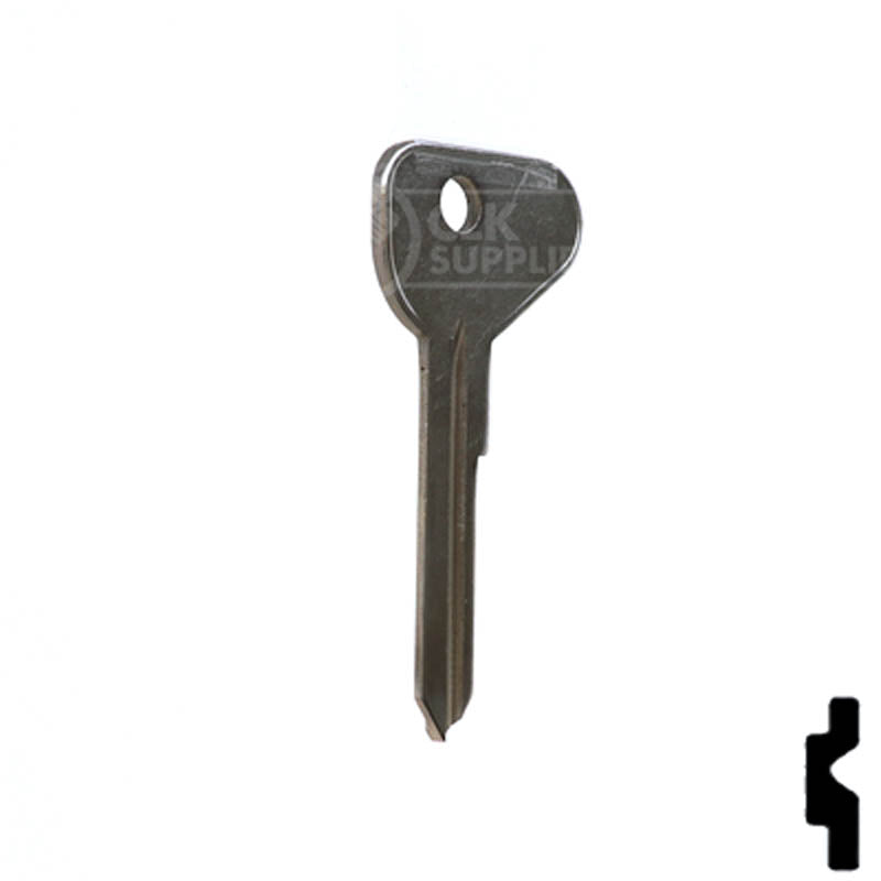 Uncut Key Blank | Volkswagen | VW71 / V81W Automotive Key Ilco