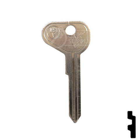 Uncut Key Blank | Volkswagen | VW71A / V29R Automotive Key Ilco