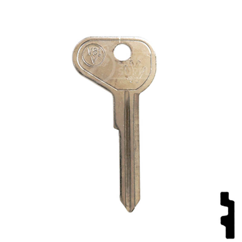 Uncut Key Blank | Volkswagen | VW71A / V29R Automotive Key Ilco