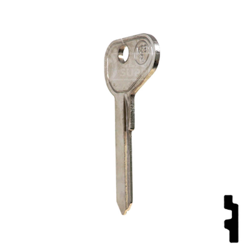 Uncut Key Blank | Volkswagen | VW71A / V29R Automotive Key Ilco