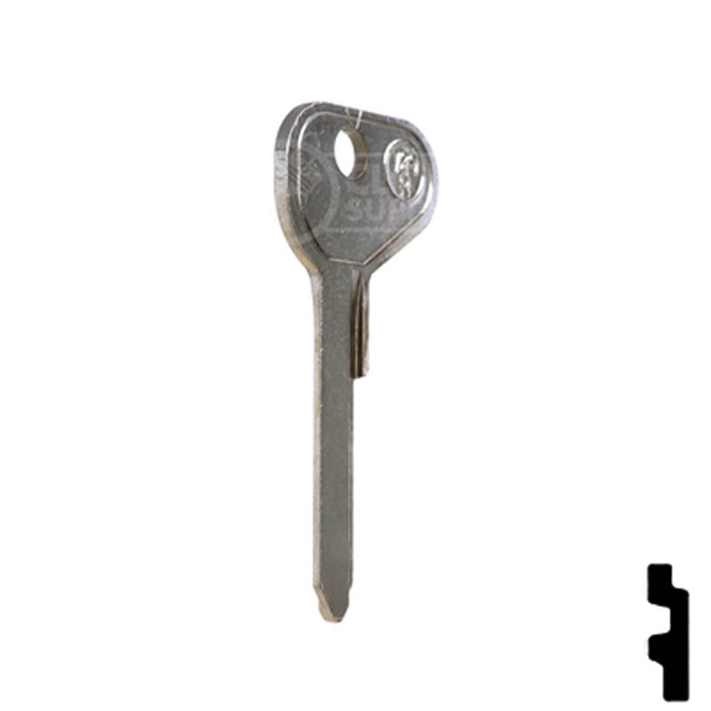 Uncut Key Blank | Volkswagen | VW71A / V29R Automotive Key Ilco