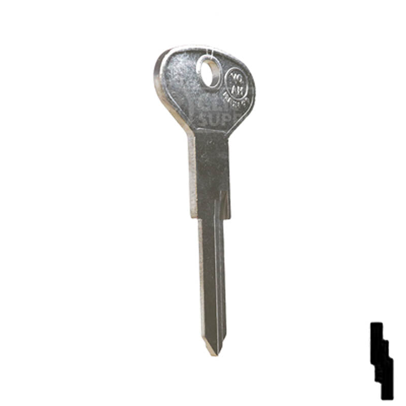 Uncut Key Blank | Volkswagen | X203 ( V37 ) Automotive Key JMA USA