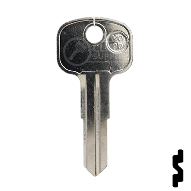 Uncut Key Blank | Volkswagon, Gas Cap | X132 Automotive Key JMA USA