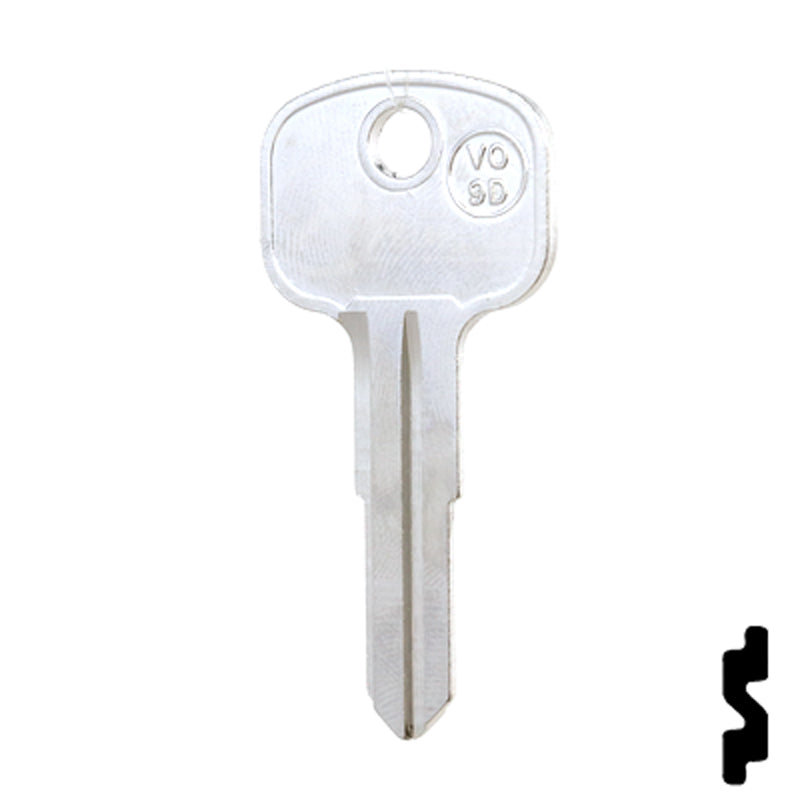 Uncut Key Blank | Volkswagon, Gas Cap | X132 Automotive Key JMA USA