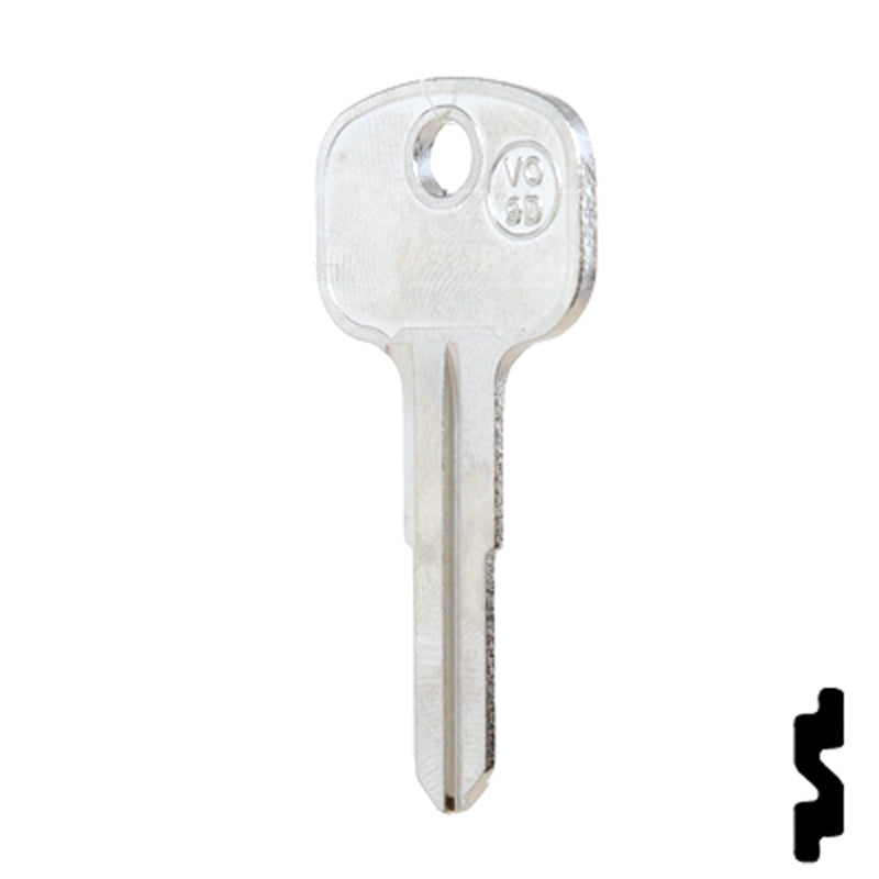 Uncut Key Blank | Volkswagon, Gas Cap | X132 Automotive Key JMA USA