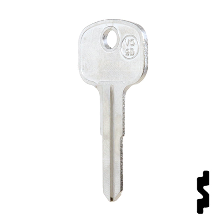 Uncut Key Blank | Volkswagon, Gas Cap | X132 Automotive Key JMA USA