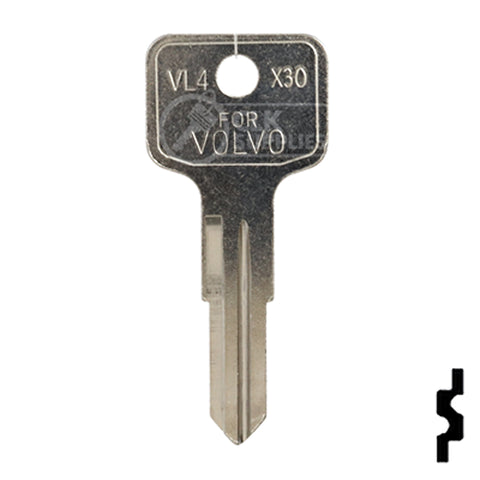 Uncut Key Blank | Volvo | VO73S, VL4-NP