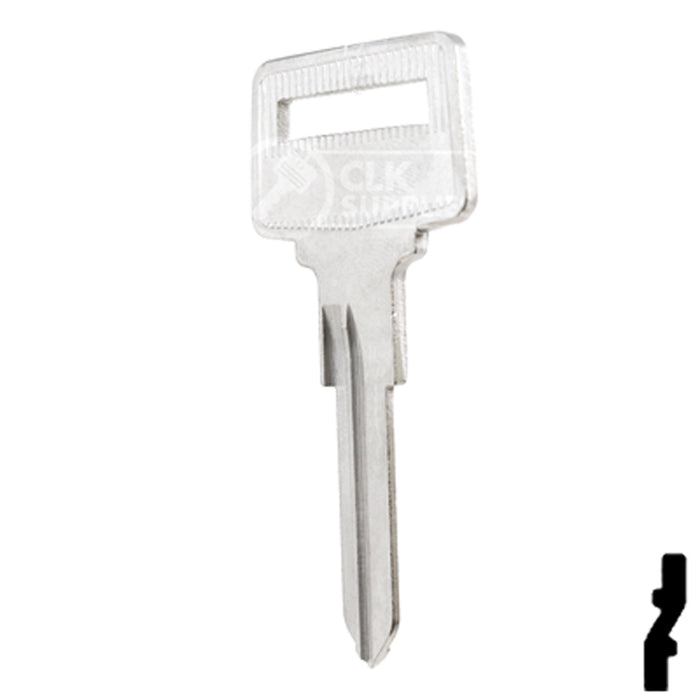 Uncut Key Blank | Volvo | X140, VL8 Automotive Key Ilco