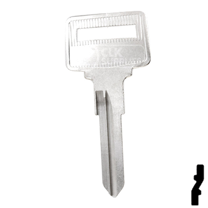 Uncut Key Blank | Volvo | X140, VL8 Automotive Key Ilco