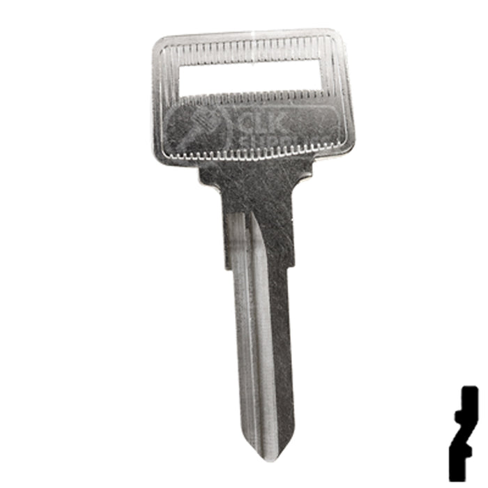 Uncut Key Blank | Volvo | X140, VL8 Automotive Key Ilco