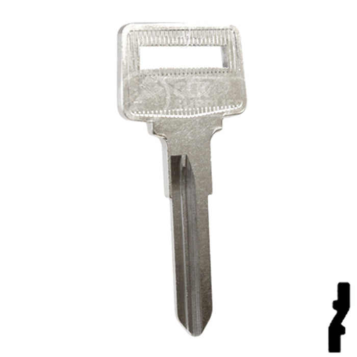 Uncut Key Blank | Volvo | X140, VL8 Automotive Key Ilco