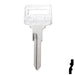 Uncut Key Blank | Volvo | X140, VL8 Automotive Key Ilco