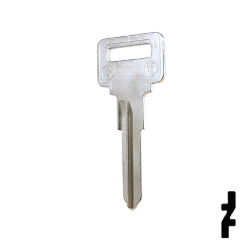 Uncut Key Blank | Volvo | X180 ( VL6 ) Automotive Key JMA USA